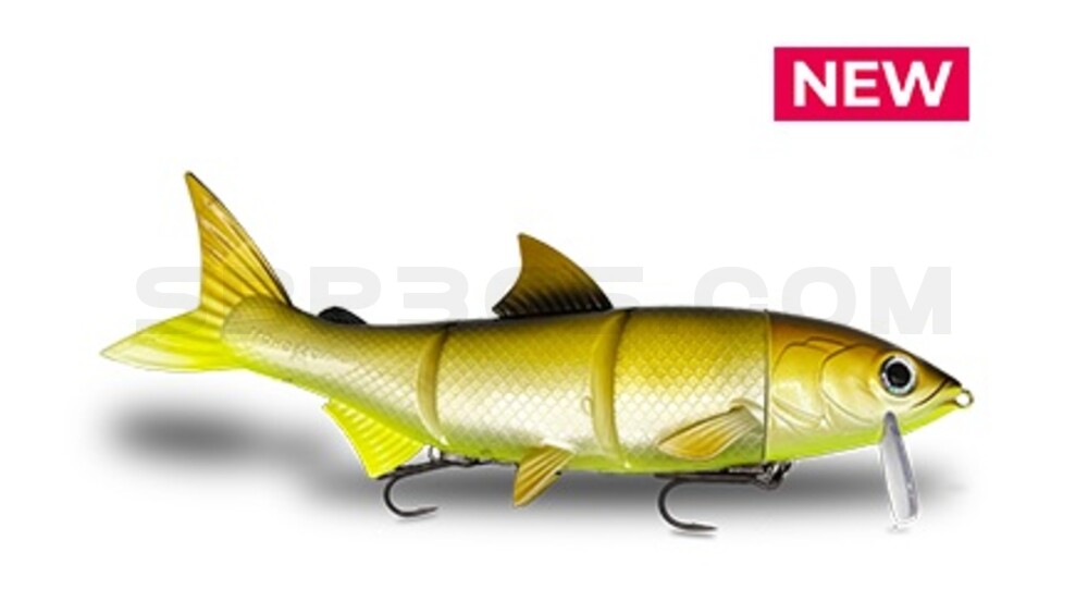 RenkyOne - Hybrid Fishing Lure 10" (ca. 25cm) slow sinking im Hartschalenblister Honey