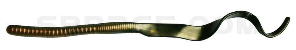 Ringgrub(Huchenzopftwister) 8"(ca.22cm) schwarz-goldgelb-glitter