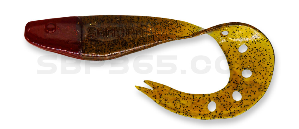 Sandra 4,5" ( ca. 12 cm) klar bernstein-Glitter
