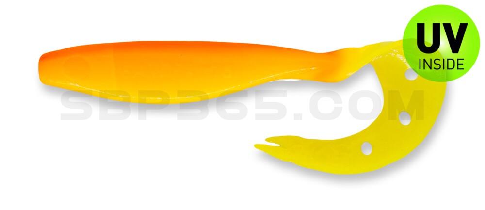 Sandra 6" (ca. 15 cm) fluogelb / orange