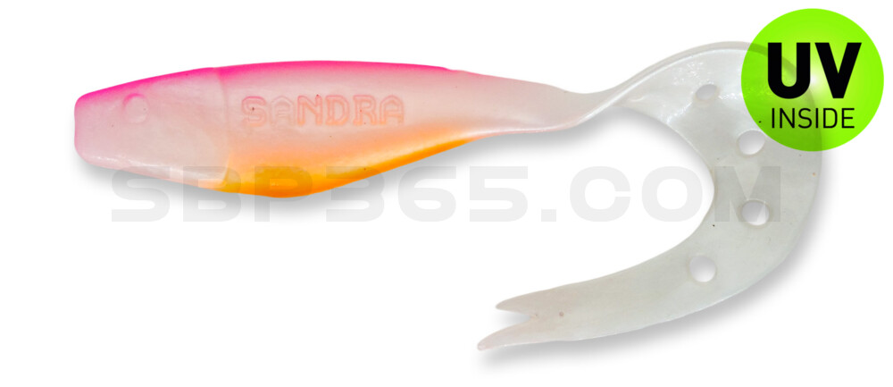 Sandra 7" (ca. 18 cm) perlweiss / pink