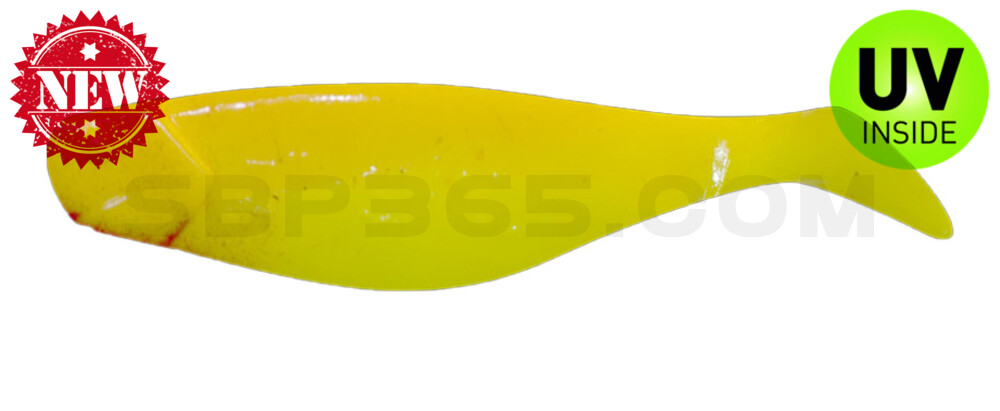 Shad 3" (ca. 8,0 cm) fluogelb / orange