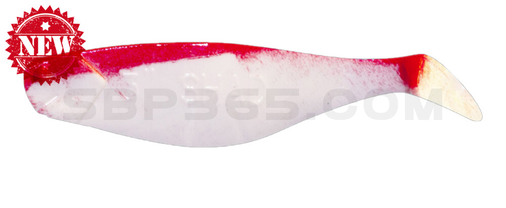 Shad 3" (ca. 8,0 cm) reinweiss / rot