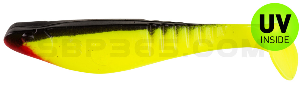 Shark 4" (ca. 11,0 cm) fluogelb / schwarz