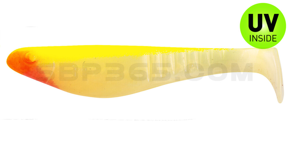 Shark 4" (ca. 11,0 cm) goldperl / fluogelb