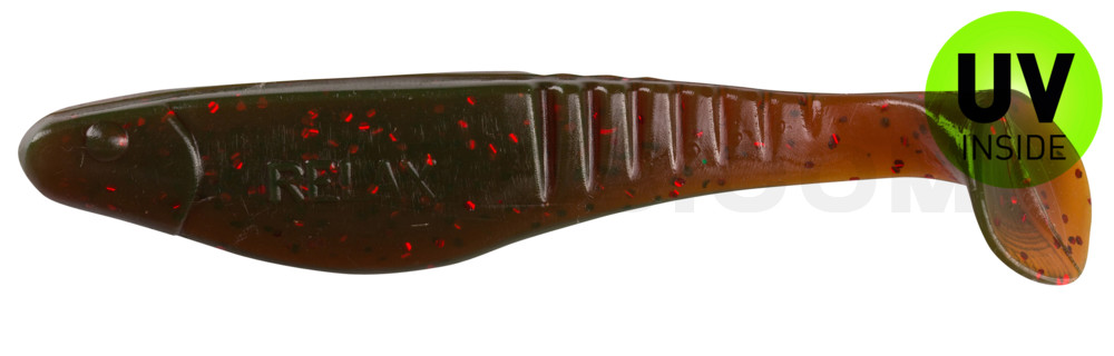 Shark 4" (ca. 11,0 cm) motoroil-rot-Glitter