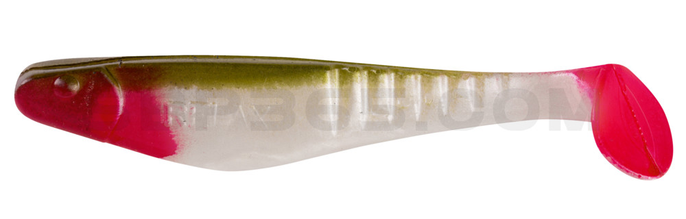 Shark 4" (ca. 11,0 cm) perlweiss / boddengrün