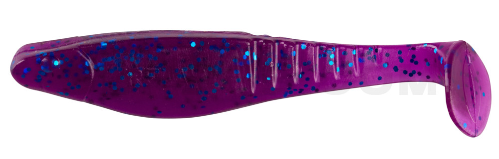 Shark 4" (ca. 11,0 cm) violett-transparent-Glitter