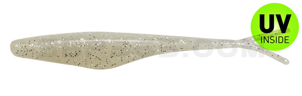 Split Tail Minnow 5" (ca. 13 cm) Glow Silver