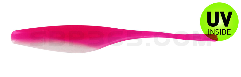 Split Tail Minnow 5" (ca. 13 cm) Pink / White