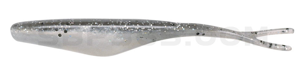 Split Tail Minnow 5" (ca. 13 cm) Smoke Metal Flake/Pearl Belly