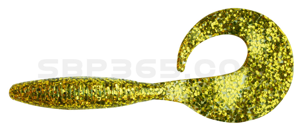Super Grub 5" (ca. 11,5 cm) gold-glitter