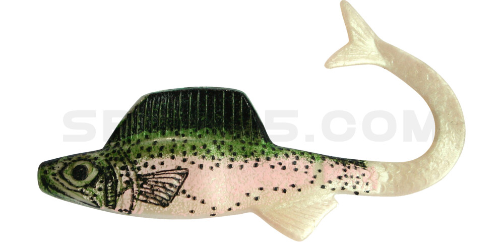 Supernatural Shad Grub 2" (ca. 5,0 cm) Regenbogenforelle