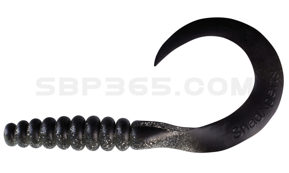 SX XXL Grub 11" (ca. 27 cm) klar silber-Glitter / schwarz