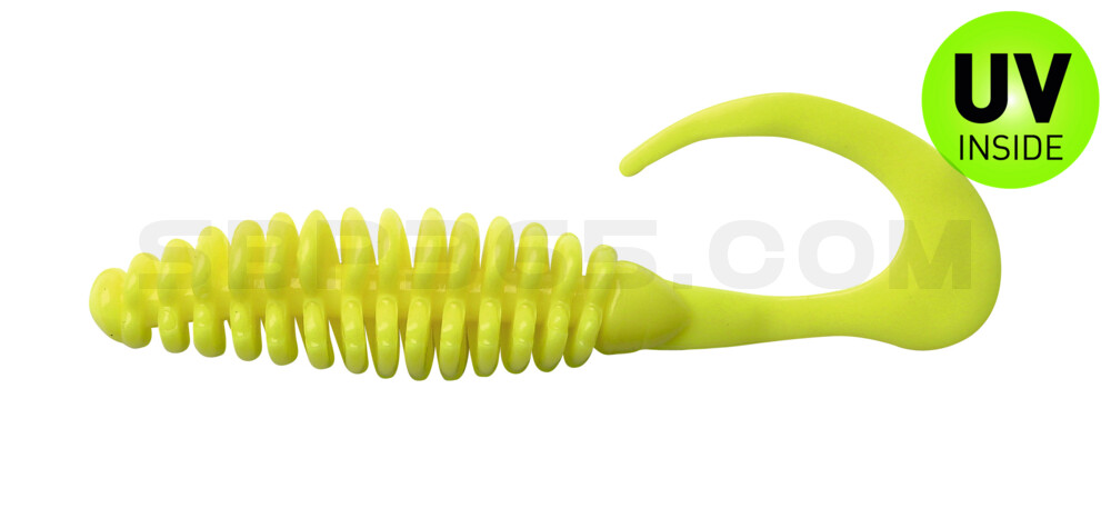 Turbotwister 3" (ca. 7,0 cm) fluogelb