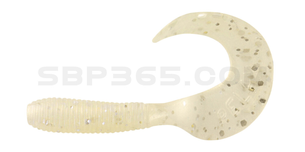 Twister 2,5" regulär (ca. 6,0 cm) goldperl glitter