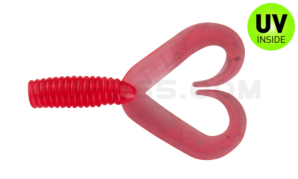 Twister 2" Doubletail regulär (ca. 4,5 cm) feuerrot