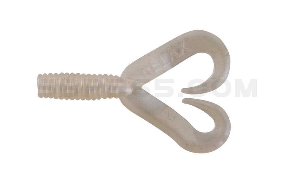 Twister 2" Doubletail regulär (ca. 4,5 cm) perlweiss