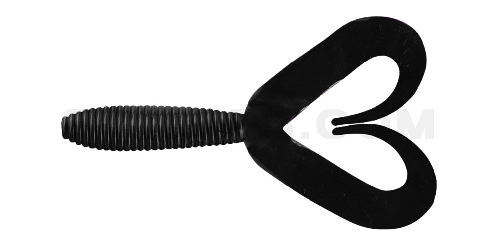 Twister 3" Doubletail regulär (ca. 9,0 cm) schwarz
