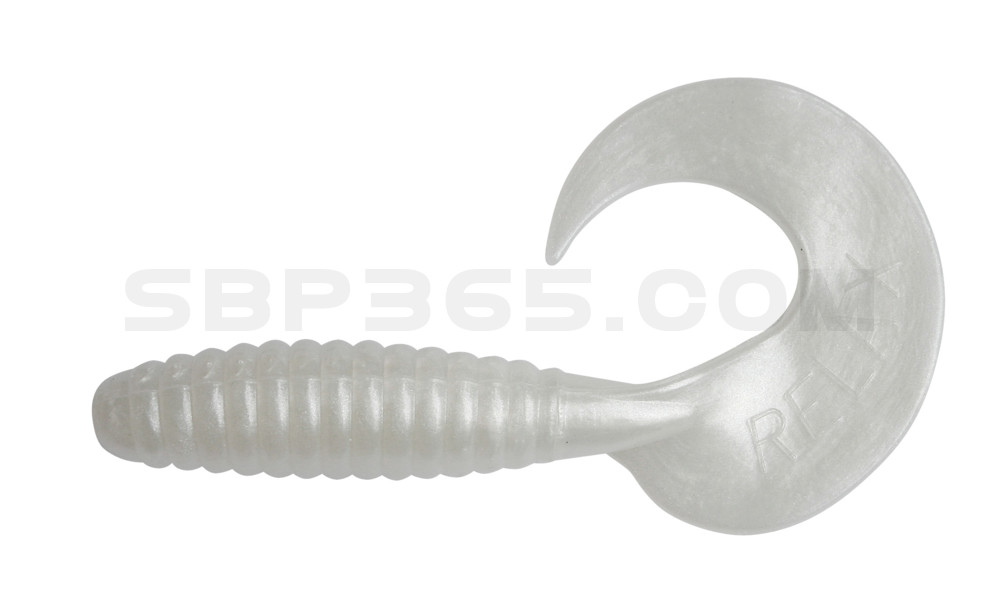 Twister 4" regulär (ca. 8,0 cm) perlweiss