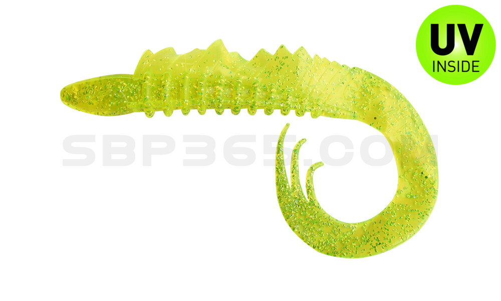 Viper 6" (ca. 15,0 cm) grün(chartreuse)-Glitter