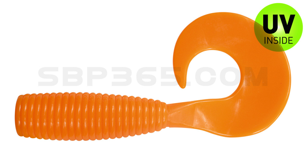 Xtra-Fat Grub 8" (ca. 19,0 cm) orange glitter
