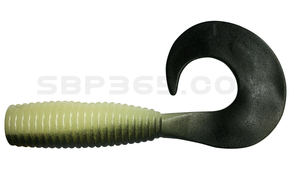 Xtra-Fat Grub 8" (ca. 19,0 cm) selbstleuchtend / schwarz