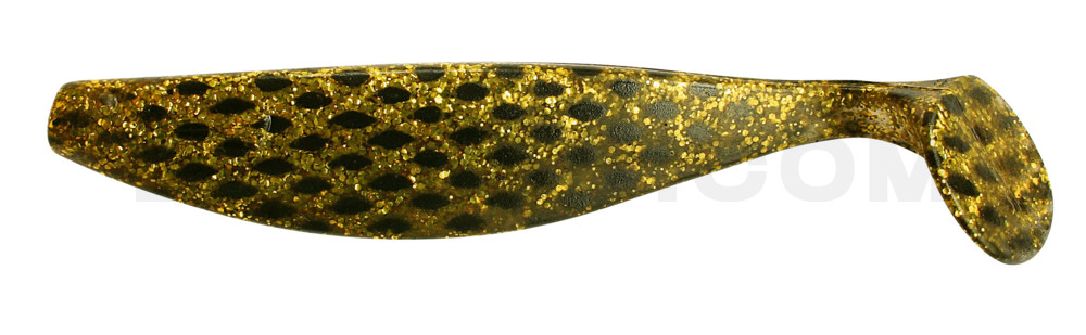 Xtra-Soft 6" (ca. 16,0 cm) clear-gold-gl.-schwarz gestr.