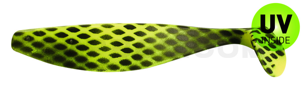 Xtra-Soft 6" (ca. 16,0 cm) fluogelb / schwarz
