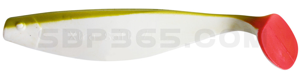 Xtra-Soft 6" (ca. 16,0 cm) reinweiss / boddengrün