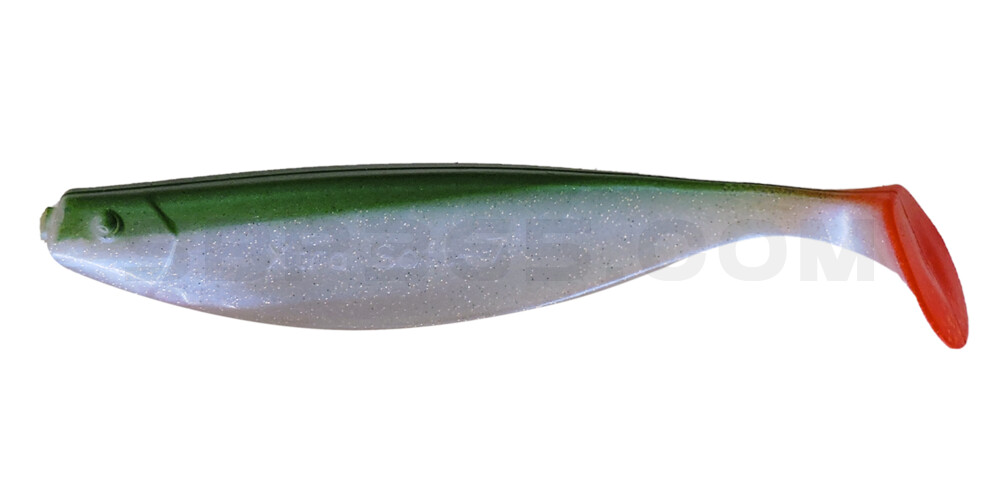 Xtra-Soft 7" (ca. 18,0 cm) blauperl-Glitter / hechtgrün
