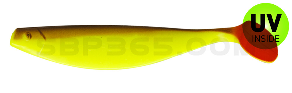 Xtra-Soft 7" (ca. 18,0 cm) fluogelb-braun