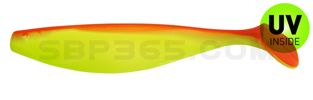 Xtra-Soft 7" (ca. 18,0 cm) fluogelb / rot