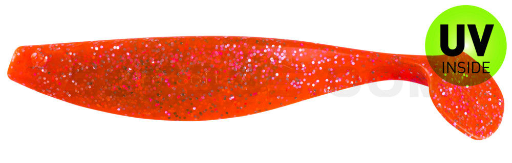 Xtra-Soft 7" (ca. 18,0 cm) hot pink-Glitter