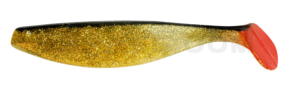 Xtra-Soft 7" (ca. 18,0 cm) klar gold-Glitter / schwarz