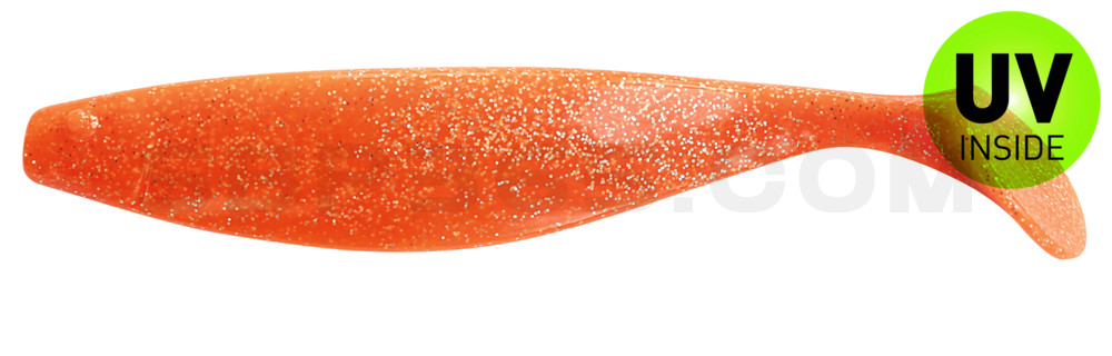 Xtra-Soft 7" (ca. 18,0 cm) orange-Glitter