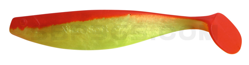Xtra-Soft 7" (ca. 18,0 cm) perlgrün / rot