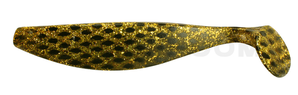 Xtra-Soft 8" (ca. 21,0 cm) gold-glitter-schwarz-gestreift