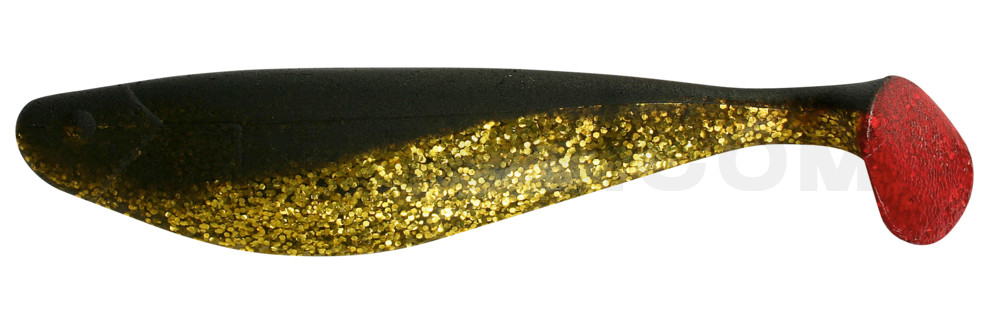 Xtra-Soft 8" (ca. 21,0 cm) klar gold-Glitter / schwarz