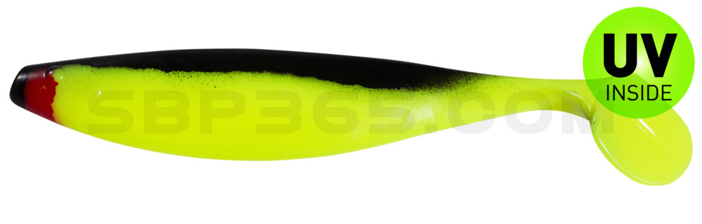 Xtra-Soft 9" (ca. 23,0 cm) fluogelb / schwarz