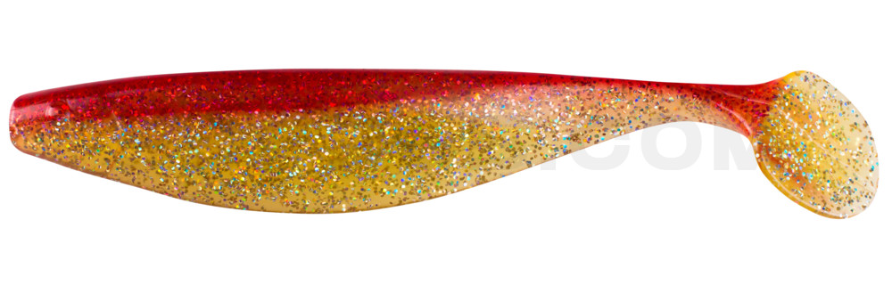 Xtra-Soft 9" (ca. 23,0 cm) klar silber-Glitter / rot