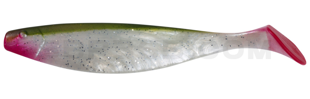 Xtra-Soft 9" (ca. 23,0 cm) perlweiss-Glitter / boddengrün