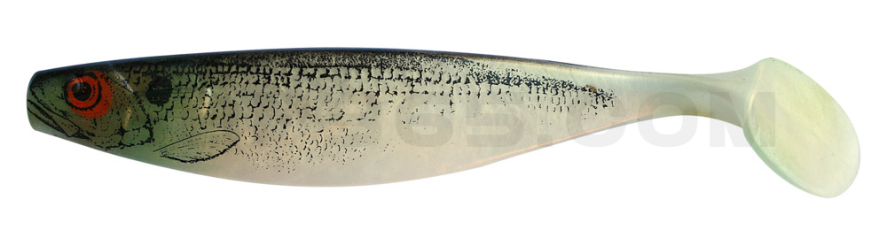 Xtra-Soft-Nature 6" (ca. 16,0 cm) goldperl / Weißfisch