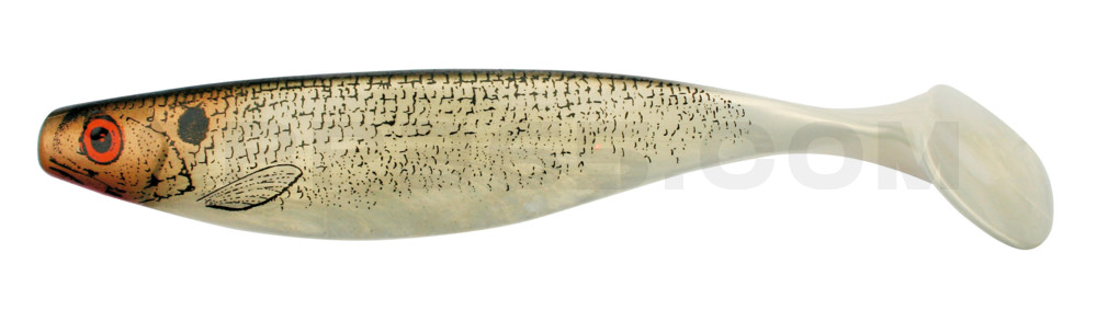 Xtra-Soft-Nature 9" (ca. 23,0 cm) goldperl / Weißfisch